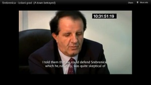 ehem.Polizei-Chef von Srebrenica ustausch von Srebrenica gegen serbische SarajevoTEILe -aslo zusammenhängende Gebiete abgelehnt